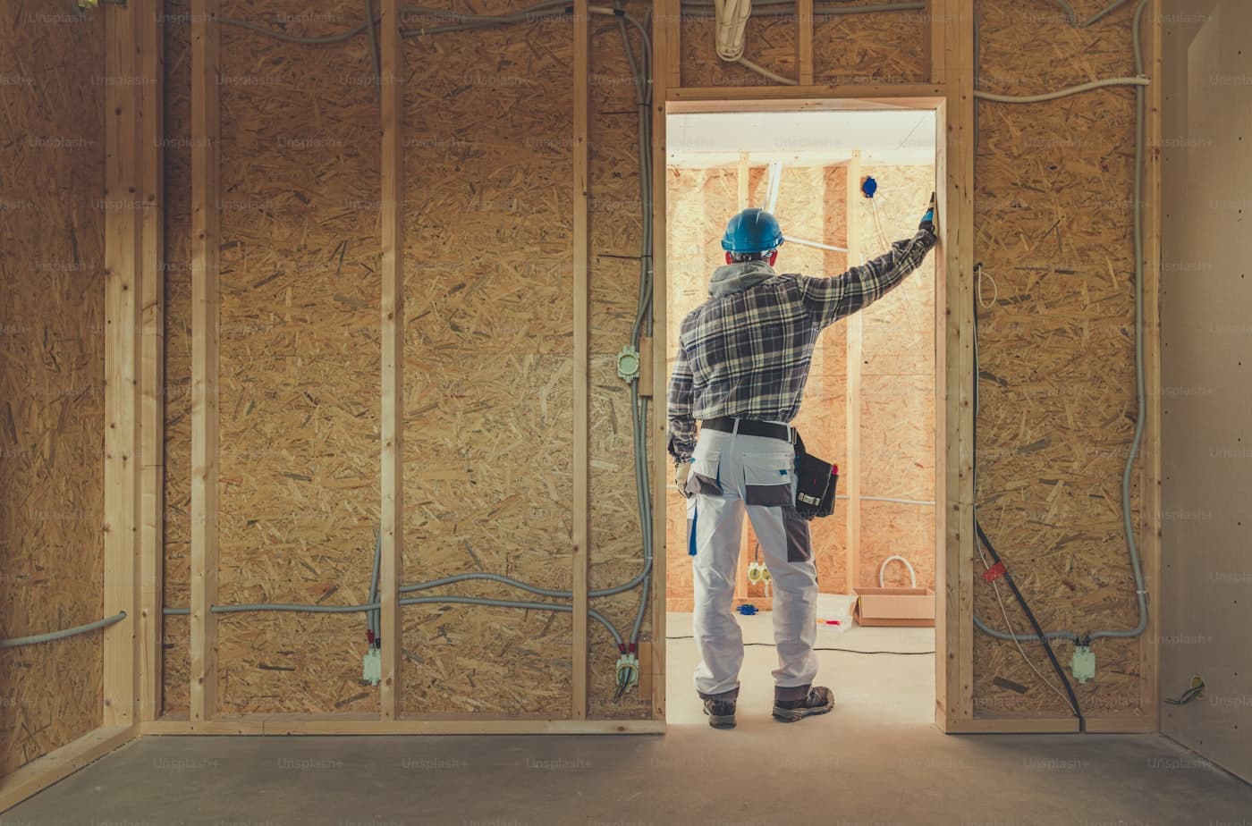 Contractor on the jobsite
